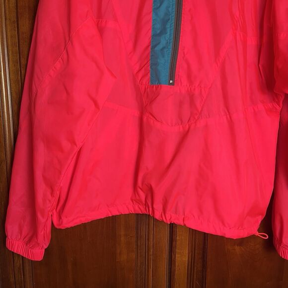 Vintage Nike Windbreaker Jacket 90s Pockets Jogging Pink 1/2 Zip Mens Medium - Picture 15 of 16